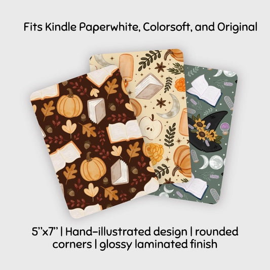 Witchy Autumn Kindle Inserts | Adorable Kindle Accessories for Book Lovers