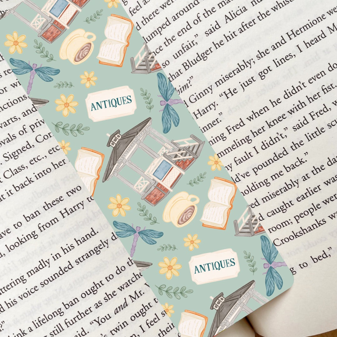Small Town Charm Bookmark | Cozy & Nostalgic Gifts for Book Lovers
