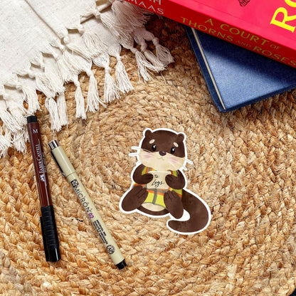 Crescent City Postal Service Otter Sticker | Sarah J Maas Stickers