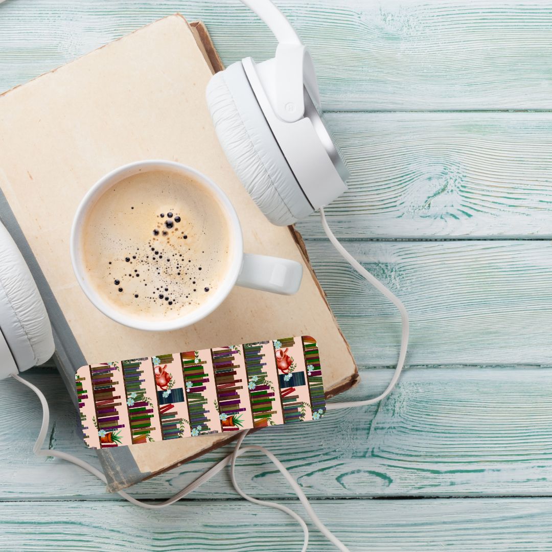 Romantic Floral Bookshelf Bookmark