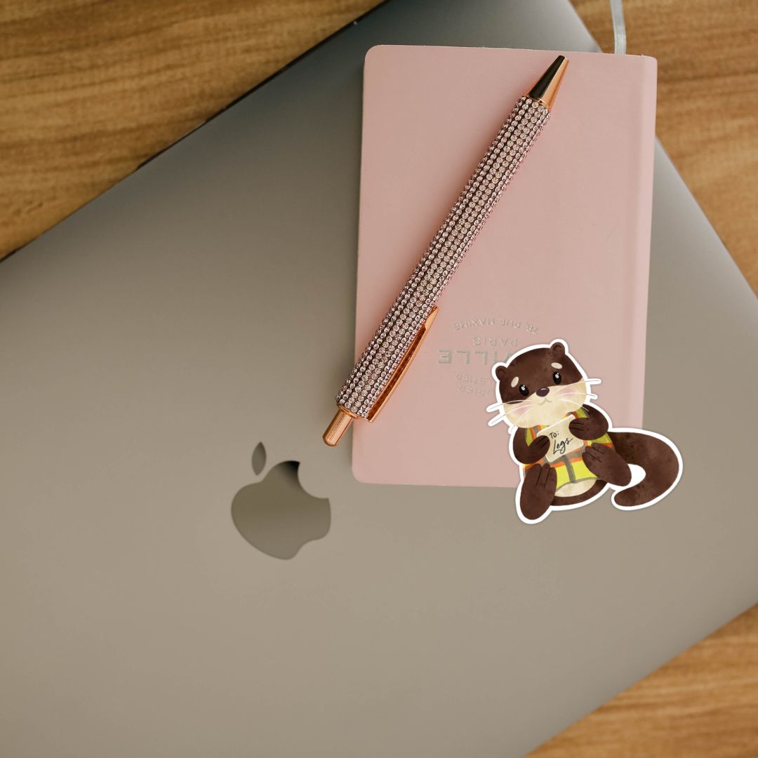 Crescent City Postal Service Otter Sticker | Sarah J Maas Stickers