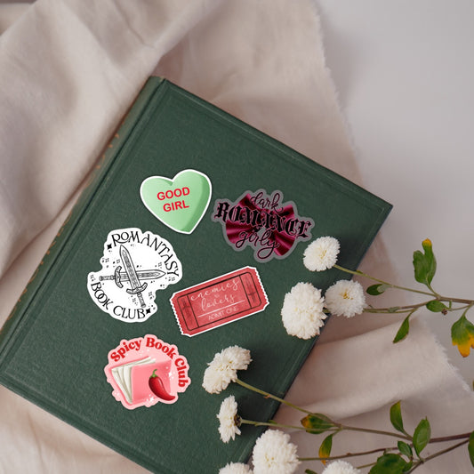 Romance Reader Sticker Pack