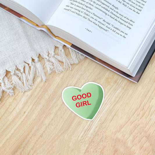 Good Girl Heart Candy Sticker for Romance Readers