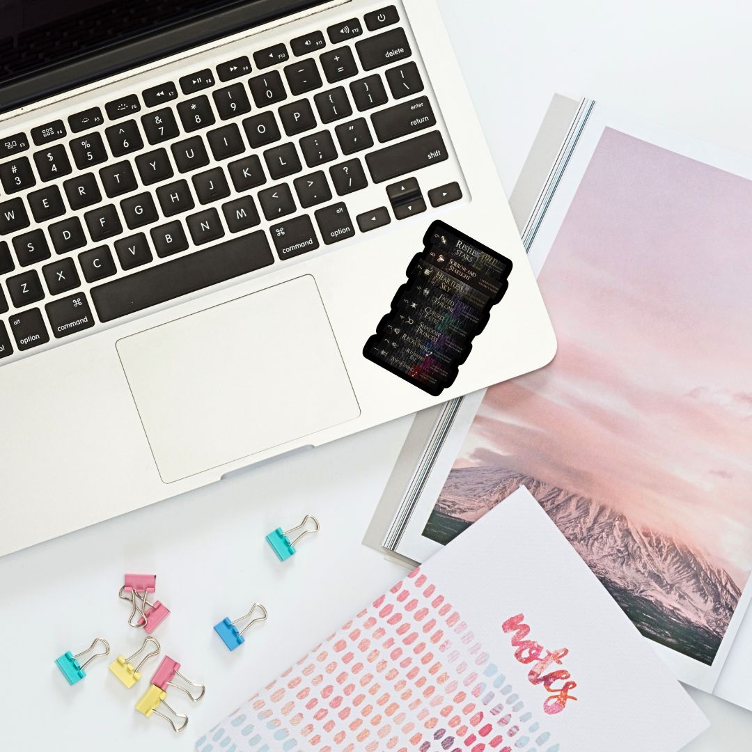 Zodiac Academy Book Stack Sticker | Officially Licensed