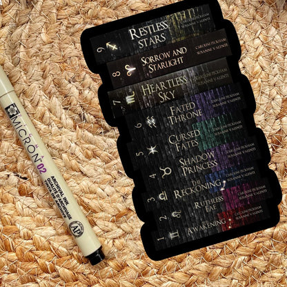 Zodiac Academy Book Stack Sticker | Officially Licensed