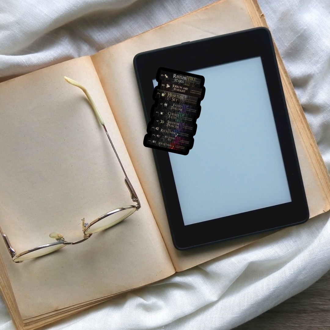 Zodiac Academy Book Stack Sticker | Officially Licensed