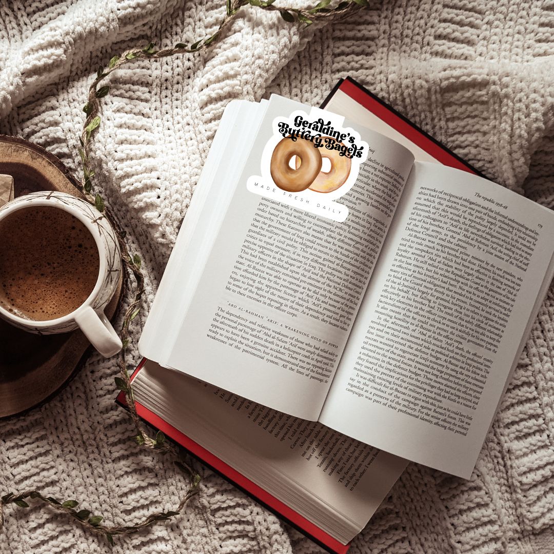 Zodiac Academy Geraldine's Buttery Bagels Magnetic Bookmark | Officially Licensed