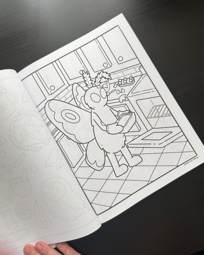 Cookies & Curiosities: A Cozy Yuletide Coloring Book by Serafine Art and Design