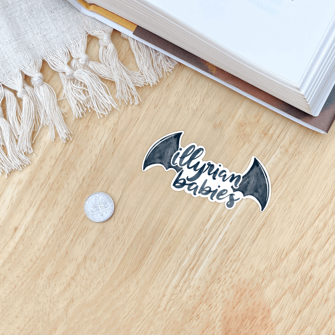 Illyrian Babies Sticker | Bat Boys | Bookish | ACOTAR Merch - Serafine Art & Design - 