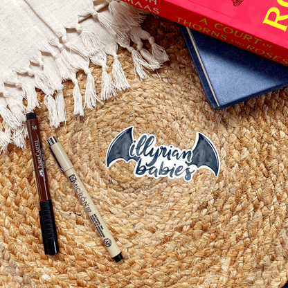 Illyrian Babies Sticker | Bat Boys | Bookish | ACOTAR Merch - Serafine Art & Design - 