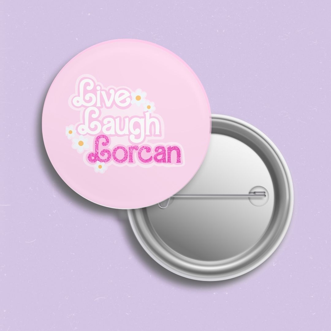 Live Laugh Lorcan Throne of Glass Pin | Bookish Pinback Button - Serafine Art & Design - 