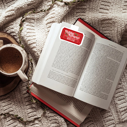 Holiday Romance Book Club Magnetic Bookmark | Cute Reading Accessories Gift for Book Lovers