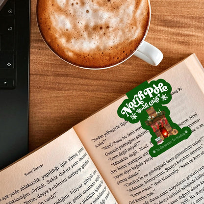 North Pole Book Club Magnetic Bookmark | Cute Reading Accessories Gift for Book Lovers