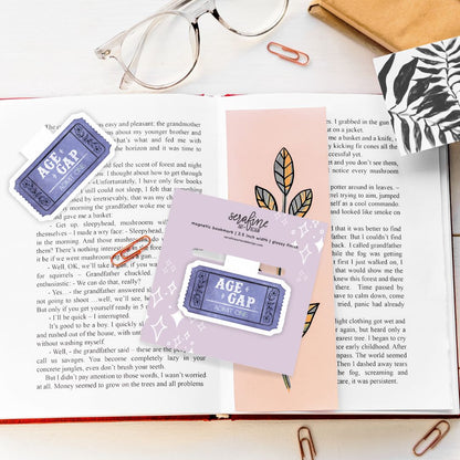 Romance Book Tropes Magnetic Bookmark
