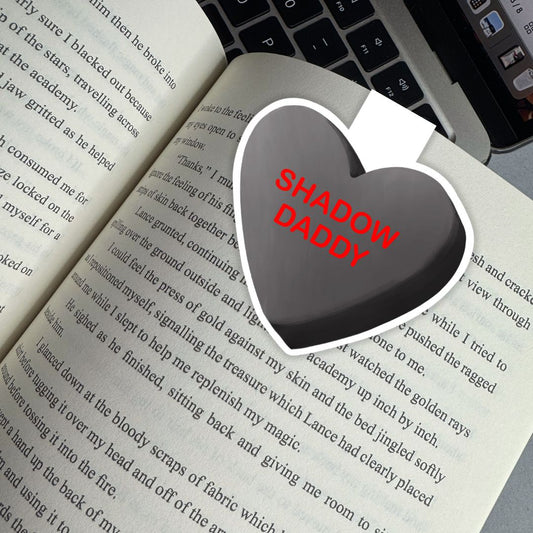 Shadow Daddy Bookish Heart Candies Magnetic Bookmark