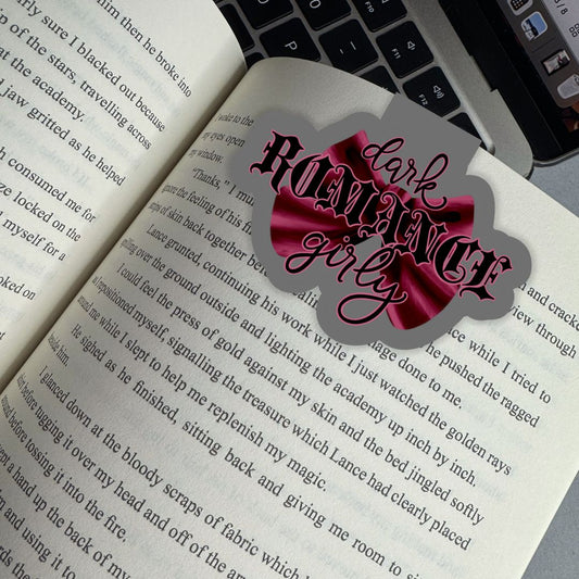 Dark Romance Girly Magnetic Bookmark