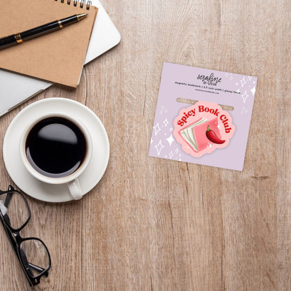 Spicy Book Club Magnetic Bookmark