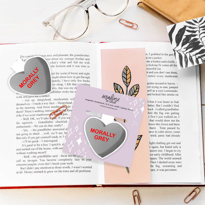 Morally Grey Bookish Candies Magnetic Bookmark