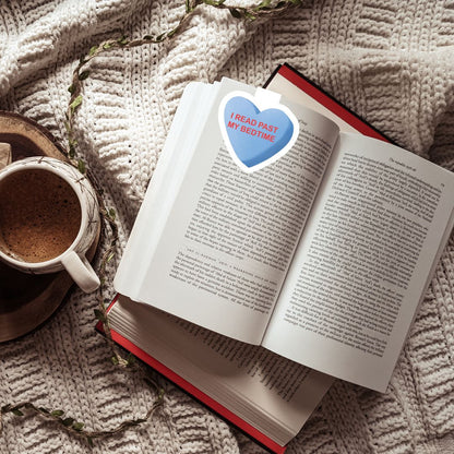 I Read Past My Bedtime Bookish Candies Magnetic Bookmark