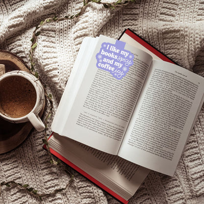 Books Spicy & Coffee Icy Magnetic Bookmark