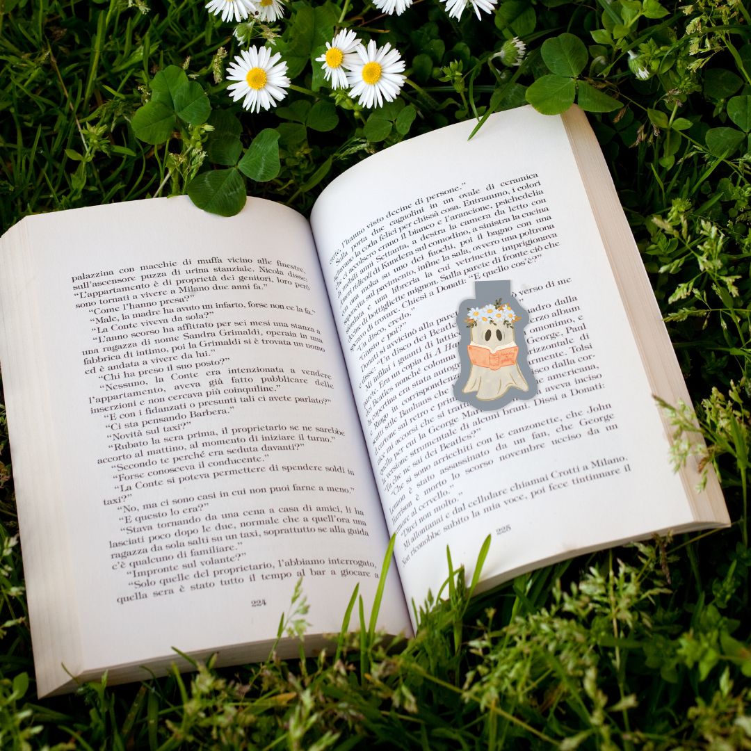 Garden Ghost Magnetic Bookmark