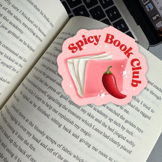 Spicy Book Club Magnetic Bookmark