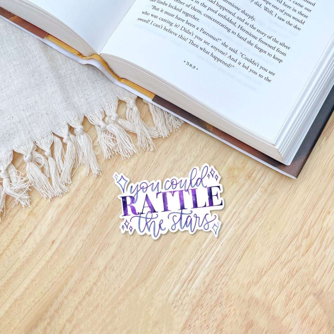 Rattle The Stars Sticker | Throne of Glass | Kindle Stickers - Serafine Art & Design - 