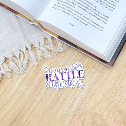 Rattle The Stars Sticker | Throne of Glass | Kindle Stickers - Serafine Art & Design - 