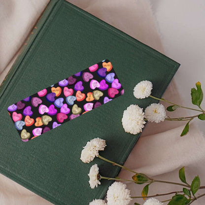 Romance Book Tropes Hearts Bookmark - Serafine Art & Design - 