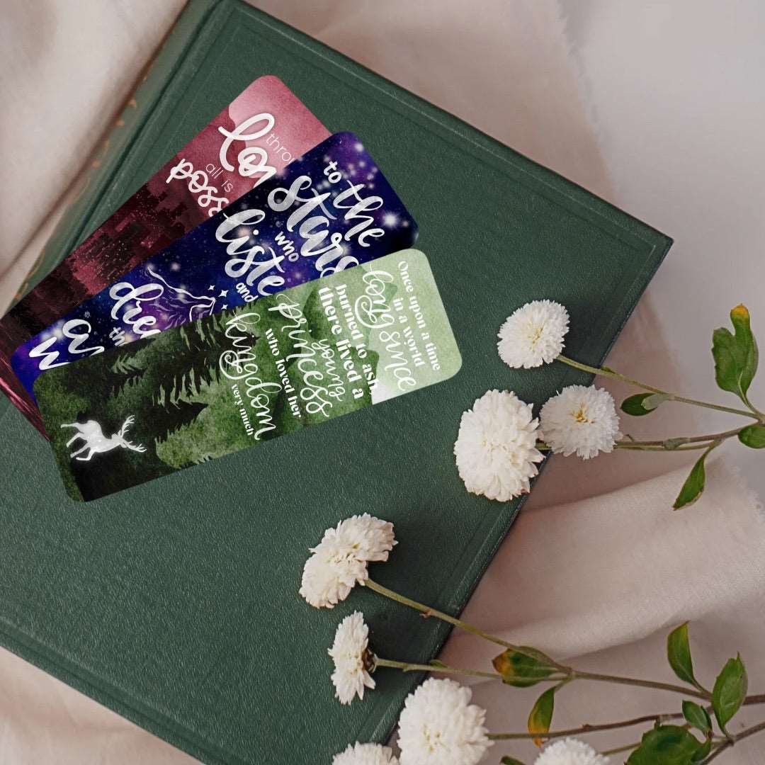 Sarah J Maas Quote Bookmark Bundle - Serafine Art & Design - 