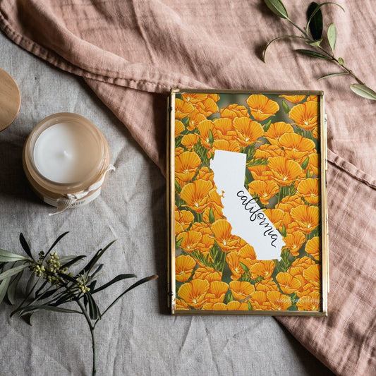 State Flower Art Print | Travel Wall Art - Serafine Art & Design - 