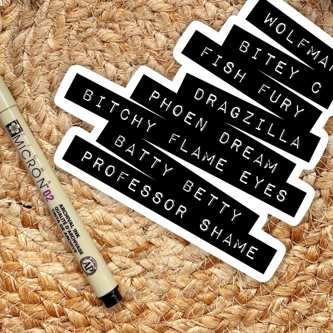 Zodiac Academy Tory Sticker Pack | Bookish Stickers