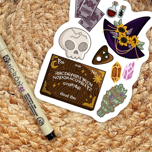 Witchy Things Sticker | Fall & Halloween Kindle Stickers