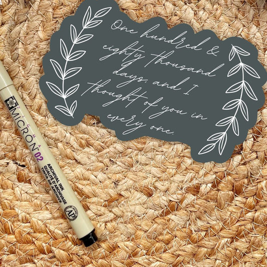 Daughter of No Worlds Quote Sticker | 180,000 Days | Carissa Broadbent Officially Licensed