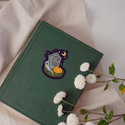 Reading In Peace (RIP) Sticker | Fall & Halloween Kindle Stickers