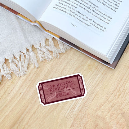 Monster Romance Book Club Sticker | Fall & Halloween Kindle Stickers