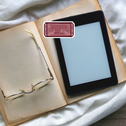 Monster Romance Book Club Sticker | Fall & Halloween Kindle Stickers