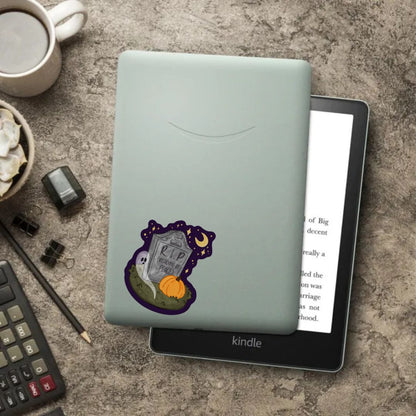Reading In Peace (RIP) Sticker | Fall & Halloween Kindle Stickers