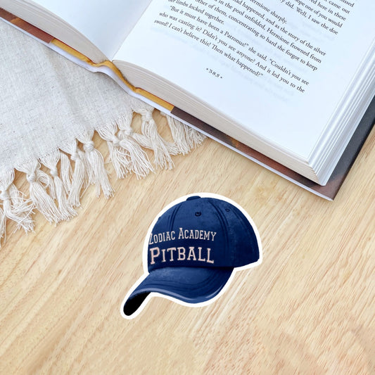 Zodiac Academy Pitball Hat Sticker - Officially Licensed