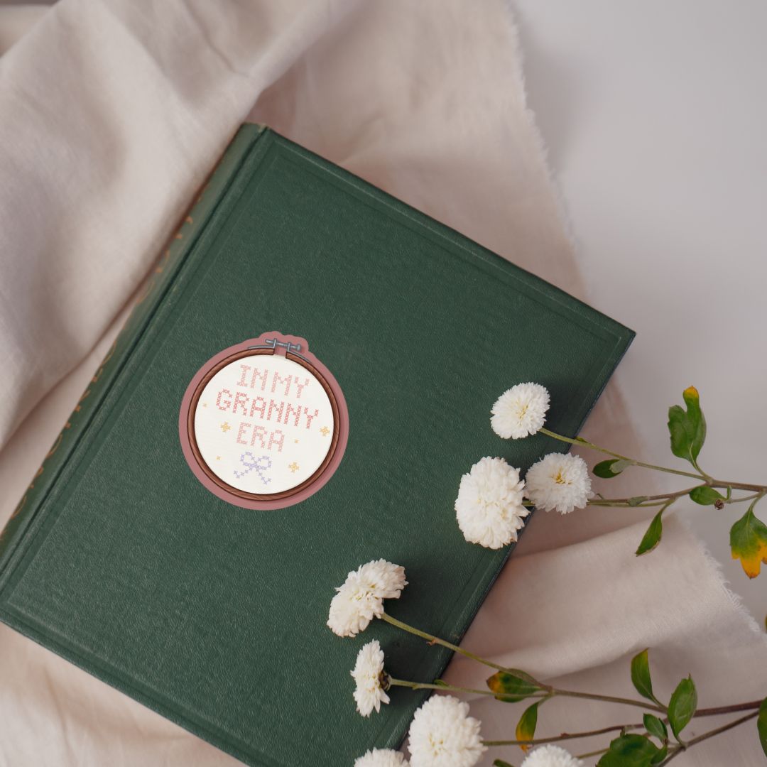 In My Granny Era Sticker for Crafty Cozy Book Lovers