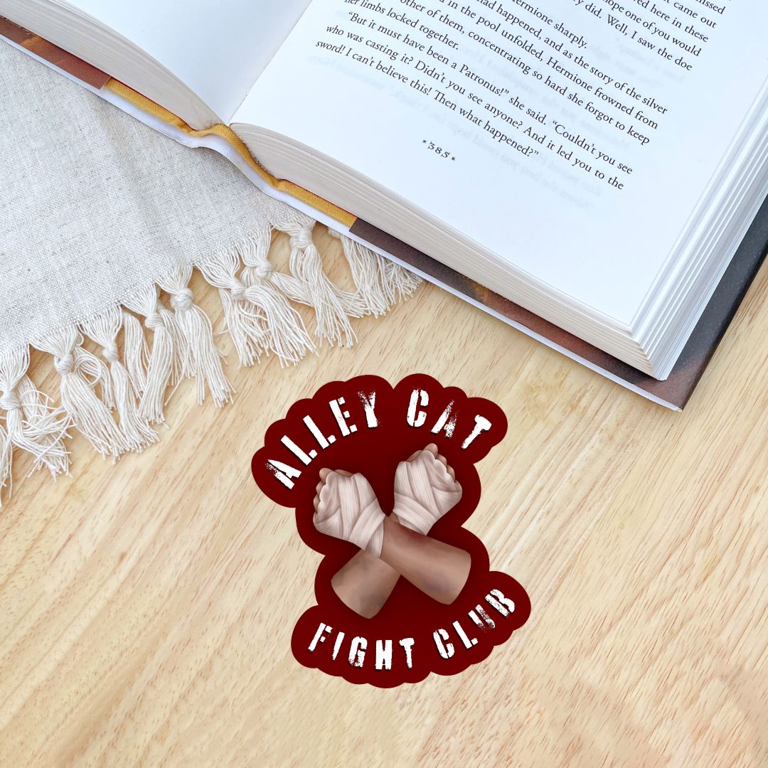 Dire Bound Alley Cat Fight Club Sticker | Sable Sorensen Officially Licensed