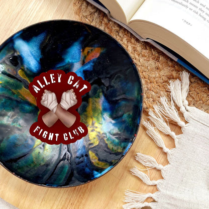 Dire Bound Alley Cat Fight Club Sticker | Sable Sorensen Officially Licensed
