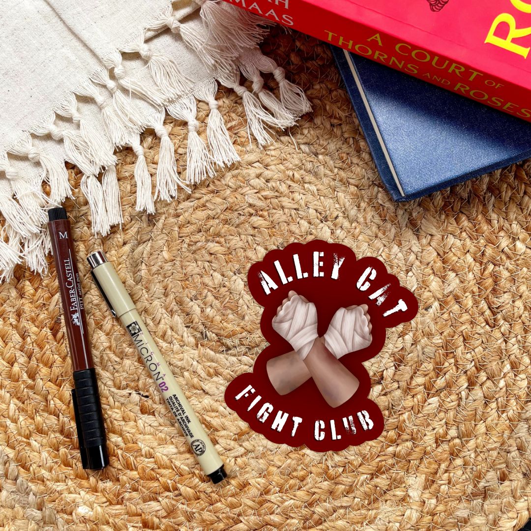 Dire Bound Alley Cat Fight Club Sticker | Sable Sorensen Officially Licensed