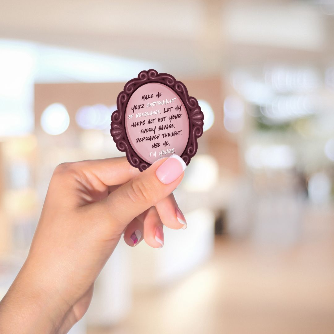 Dire Bound Stark Therion Quote Sticker | Sable Sorensen Officially Licensed
