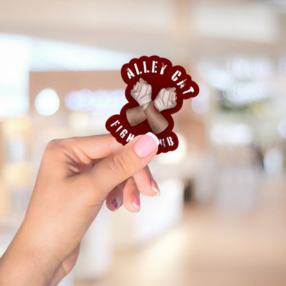 Dire Bound Alley Cat Fight Club Sticker | Sable Sorensen Officially Licensed