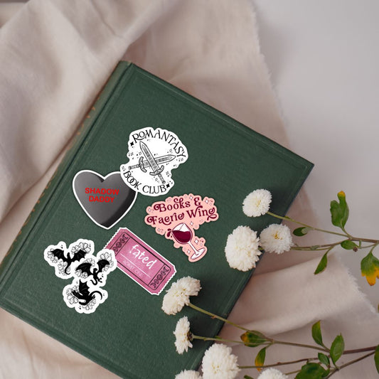 Romantasy Reader Sticker Pack | Kindle Stickers Bundle