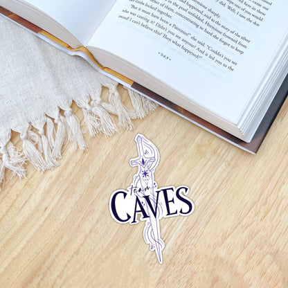 Team Caves Sticker | Sarah J Maas | Crescent City - Serafine Art & Design - 