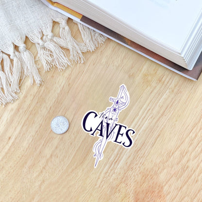 Team Caves Sticker | Sarah J Maas | Crescent City - Serafine Art & Design - 