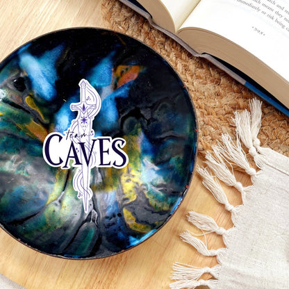Team Caves Sticker | Sarah J Maas | Crescent City - Serafine Art & Design - 