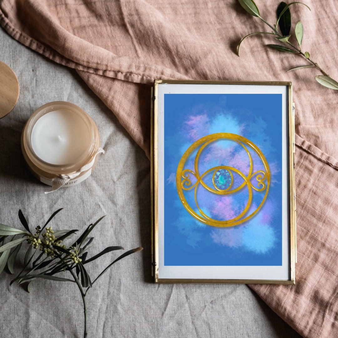 Throne of Glass Art Print | Eye of Elena | Bookish Wall Art - Serafine Art & Design - 